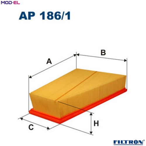 Air filter 186 for ford - air, ap