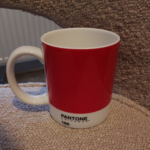 Pantone red 186 colour mug - pantone,