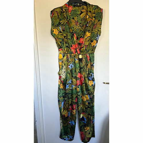 Zara green tropical floral - green,