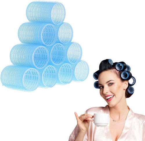 Hair gripping rollers blue - hair,