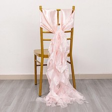 5 Curly Willow Chiffon Satin