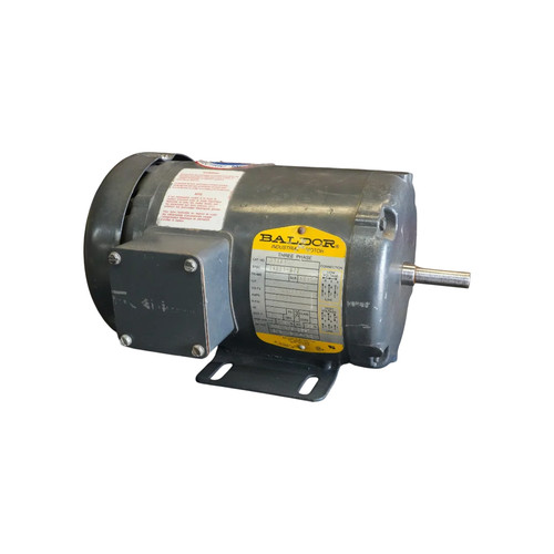 Baldor m3461 2hp 1725rpm - 1/2hp,