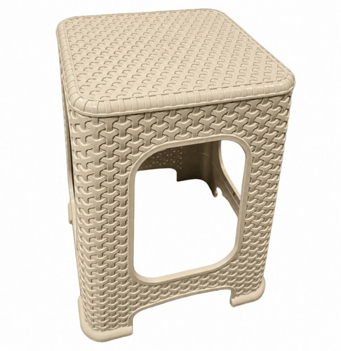 Large plastic rattan - plastic, rattan-style