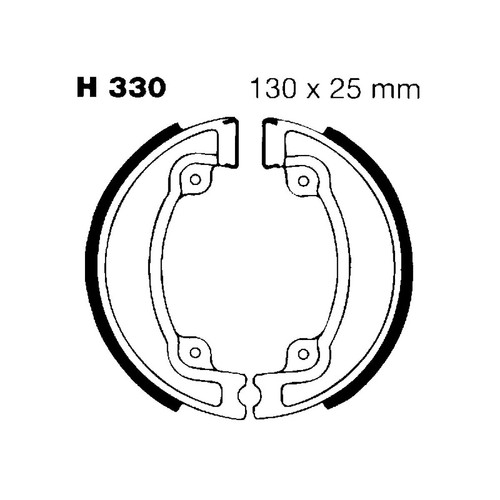 Pair brake shoes ebc h330 - shoes,