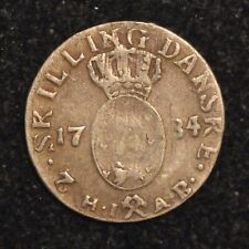 Norway 2 Skilling 1784 HIAB KM#255 (T112)