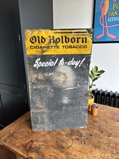 Vintage Advertising Sign Old Holborn Cigarette Tobacco Special Today Smoking