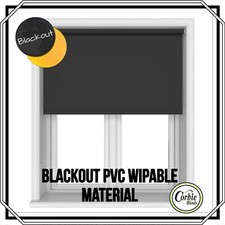 Blackout Roller Blinds - Custom Made To Measure (Waterproof Wipeable Material)
