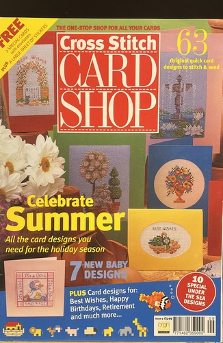 Cross stitch card shop - card,