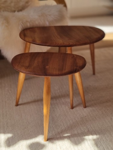 Restored ercol pebble nest - restored,