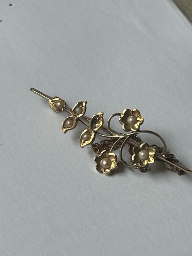 Victorian seed pearl flower - seed,