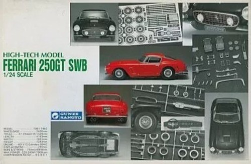 Gunze sangyo ferrari 250gt - ferrari, swb