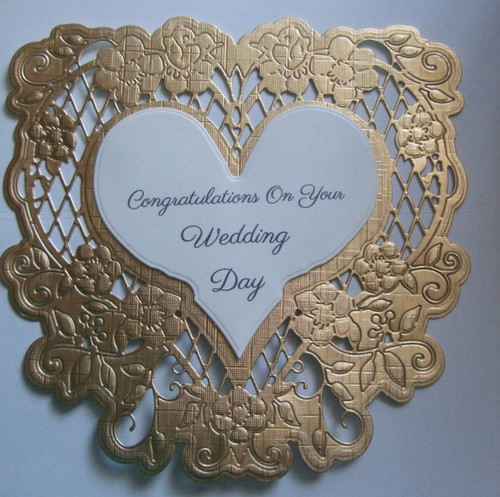 Heart gold card - card,