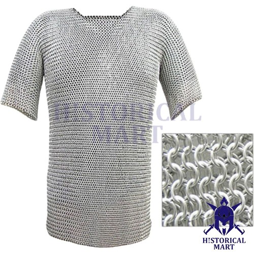 Medieval aluminum chainmail - aluminum,
