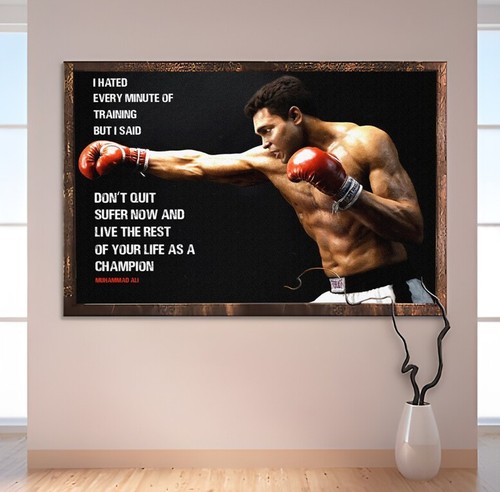 Muhammad ali boxing poster - muhammad,