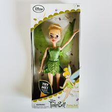 Disney Store Tinker Bell Flutter Wings Doll 10” Toy Classic Fairies Pixie Hollow