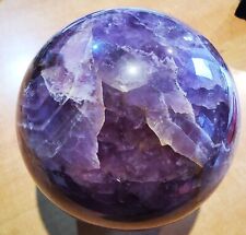 2,150g Natural Amethyst Quartz crystal sphere ball approx 120mm diameter