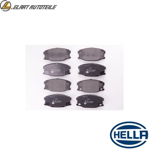 Brake pad set disc - , 8db