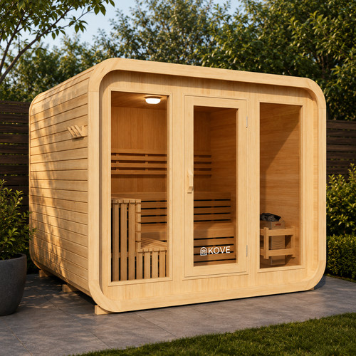 Kove cube sauna person - cube,