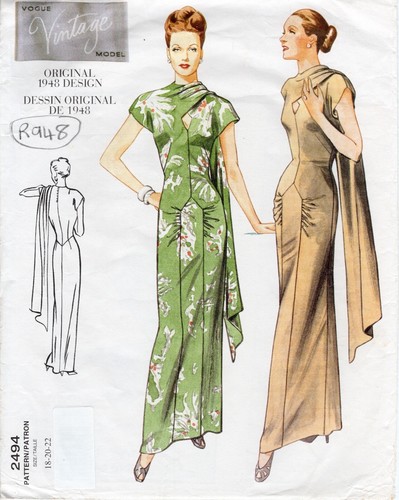 1948 vintage vogue sewing - vintage,