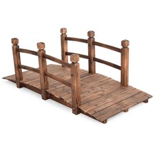 Wooden Garden Bridge Fir Wood