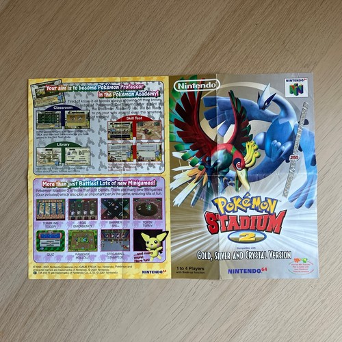 Vintage pokemon stadium - vintage, 2