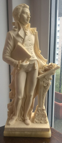 Modern resin figure mozart - figure, of