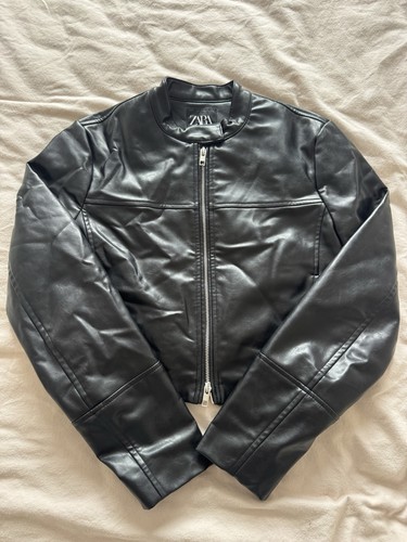Zara faux leather biker - ,