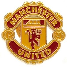 Official Manchester United Club Crest Pin Badge