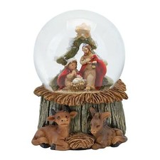 Christmas Nativity Scene Mini 45mm Snow Globe Waterball - XM9179