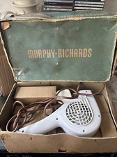 Working Order Vintage Morphy Richards Noiseless Hair Dryer 1960s Boxed