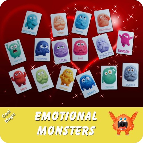 Emotional monsters children - monsters, children's