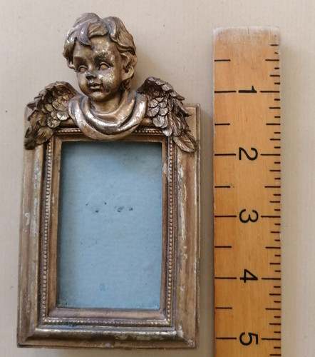 Vintage cherub angel frame - vintage,