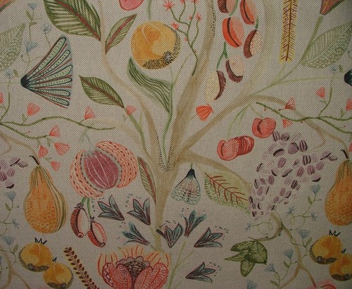 Voyage maison curtain - voyage, fabric