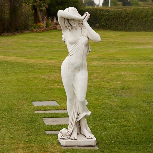 Shy maiden nude stone - shy,