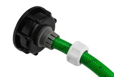 IBC Tank Adapter S60X6 to Standard 1/2" Garden Hose Connector, Pipe Fitting