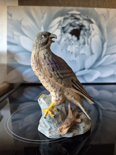 Decorative ceramic falcon - decorative,