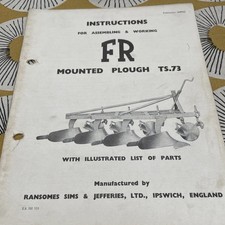 Ransomes .FR - TS73 - mounted