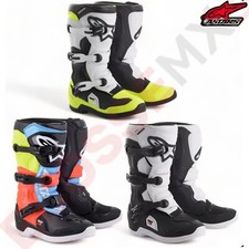 NEW ALPINESTARTS TECH 3 YOUTH MOTOCROSS BOOTS- Tech 3S Motocross BLACK YELLOW BL
