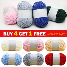 Soft Chenille Special Plush Chunky Knitting Crochet Yarn 100g**