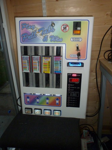 Pull tab ticket - tab,