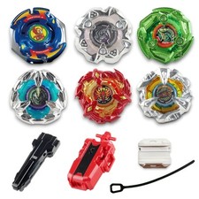 6x Beyblade + Launcher Grip