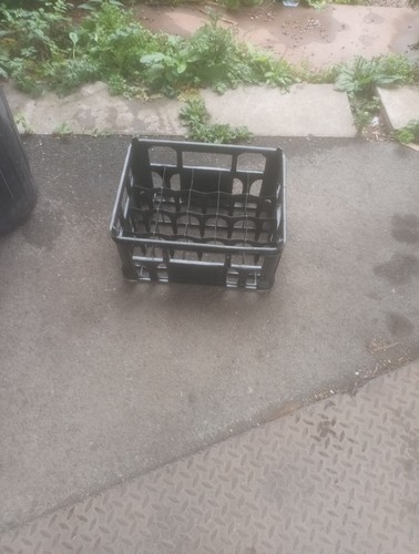 Premium milk crate black - milk,