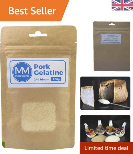 100g pork gelatine powder - gelatine,