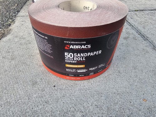 Abracs sandpaper roll 115mm - sandpaper, x