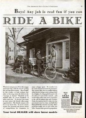 1931 western union bike - union,