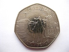 Gibraltar 50p Coin Xmas