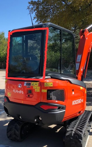 Kubota kx027 030 4 - kx, rear