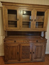 Solid Oak Dining Room Sideboard Dresser