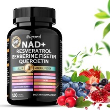 NAD+ - with Resveratrol, Berberine, for Anti-Aging, Antioxidant, Energy, Focus