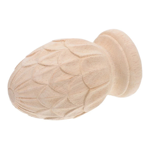 Pineapple wood stair finial - wood,